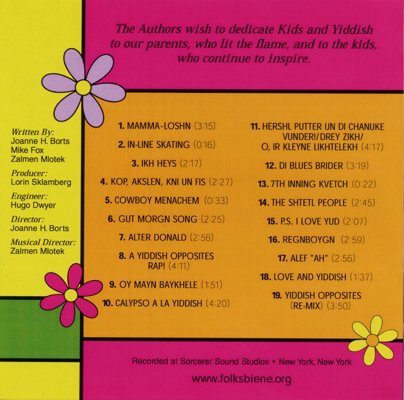 Kids and Yiddish: A Musical Adventure by Joanne Borts