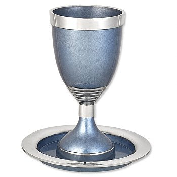 Blue Kiddish Cup