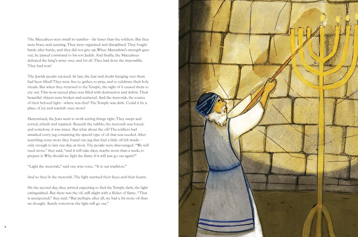 Hanukkah Is Here!: A Lift-the-Flap Hanukkah Countdown―Lift the flaps for crafts, games, recipes, stories, and more! by Madison Safer