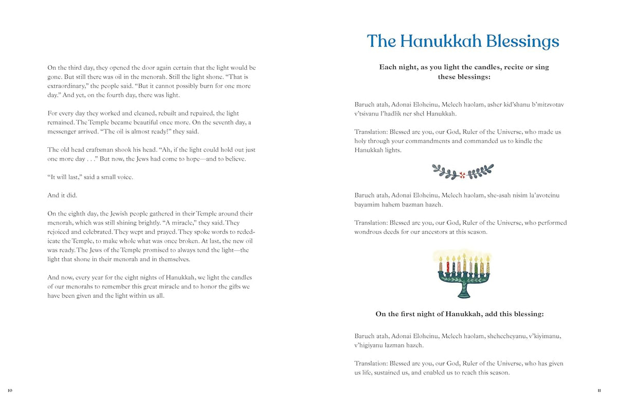 Hanukkah Is Here!: A Lift-the-Flap Hanukkah Countdown―Lift the flaps for crafts, games, recipes, stories, and more! by Madison Safer