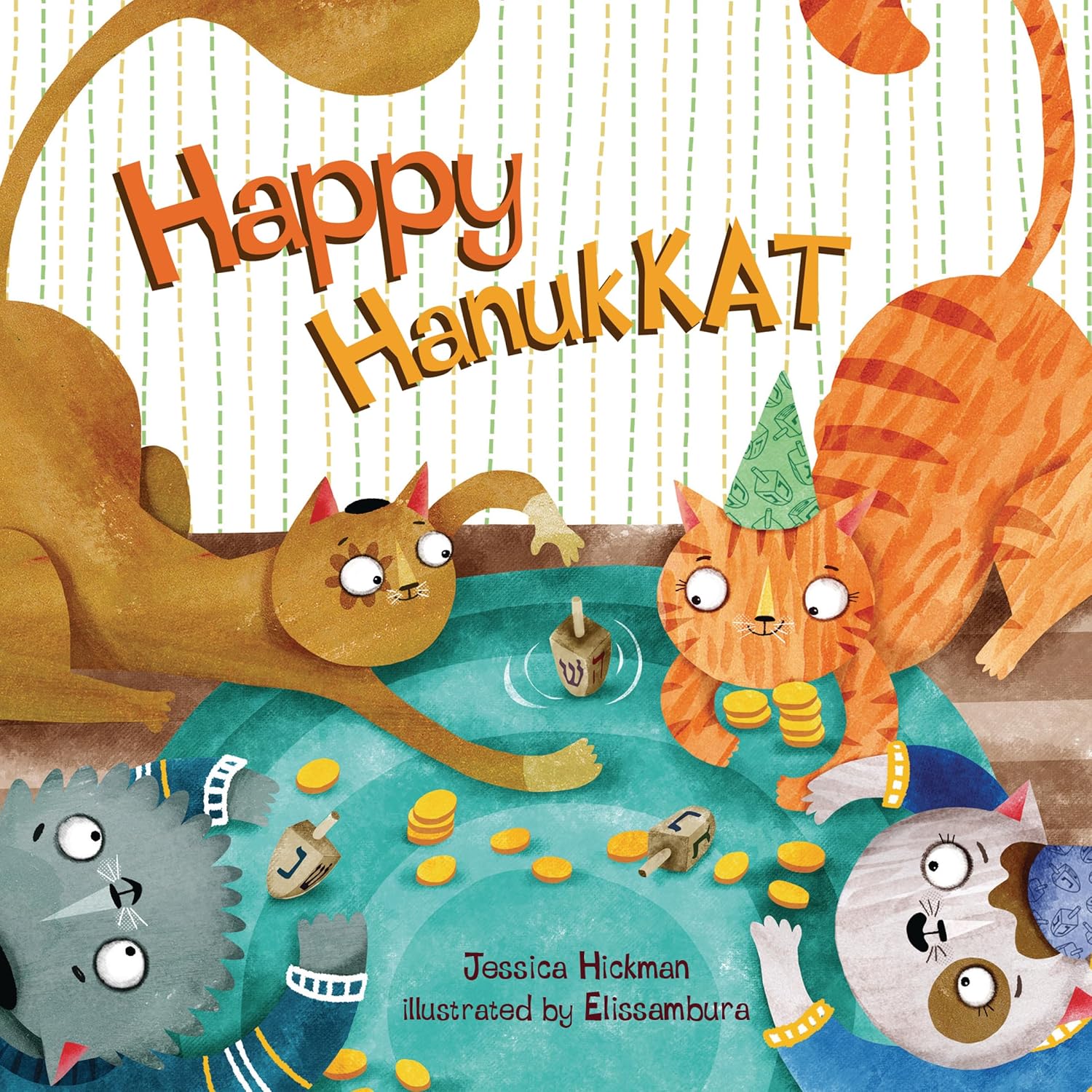 Happy HanukKAT by Jessica Hickman