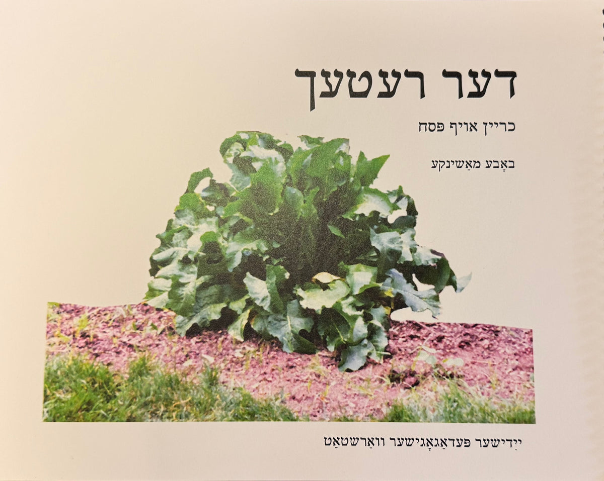The Horseradish: Horseradish for Passover by Marcia Gruss Levinsohn