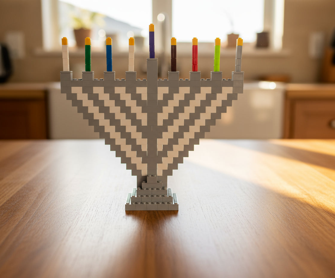 Build a Brick Menorah