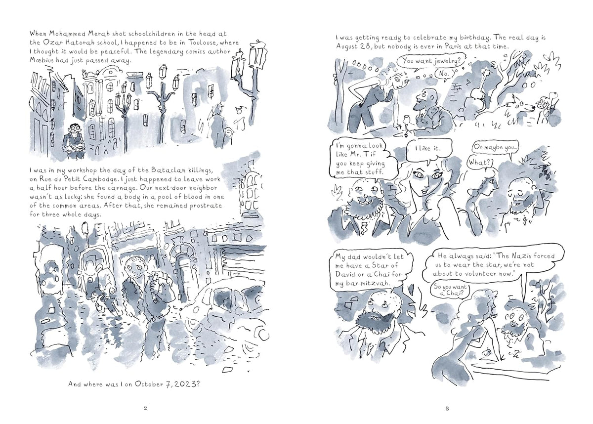 To Life: A Cartoonist's Journal in the Aftermath of October 7th by Joann Sfar and Montana Kane