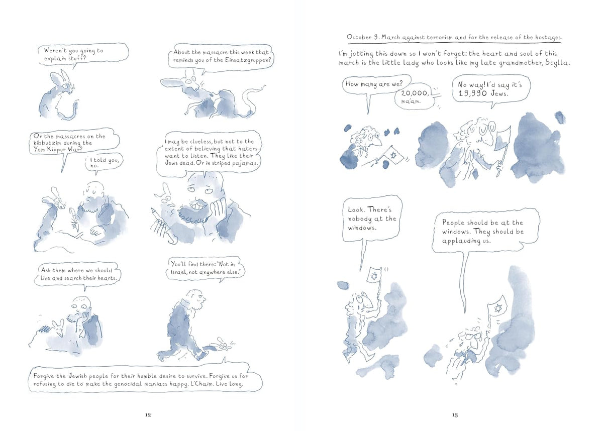 To Life: A Cartoonist's Journal in the Aftermath of October 7th by Joann Sfar and Montana Kane