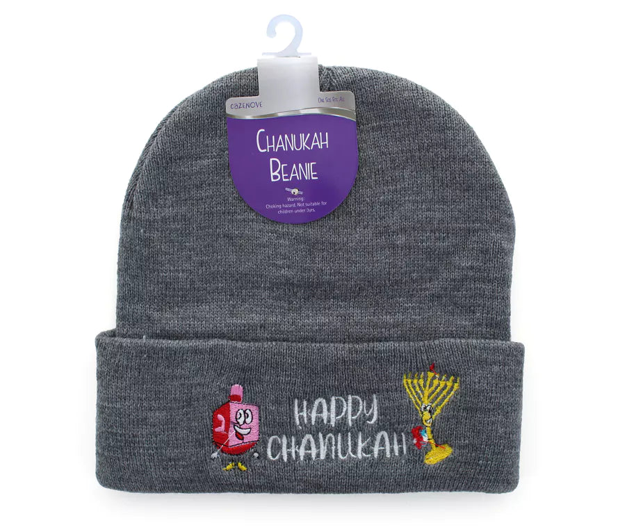 Chanukah Beanie Winter Hat