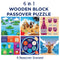 Passover 6 in 1 Puzzle with 9 Wood Blocks