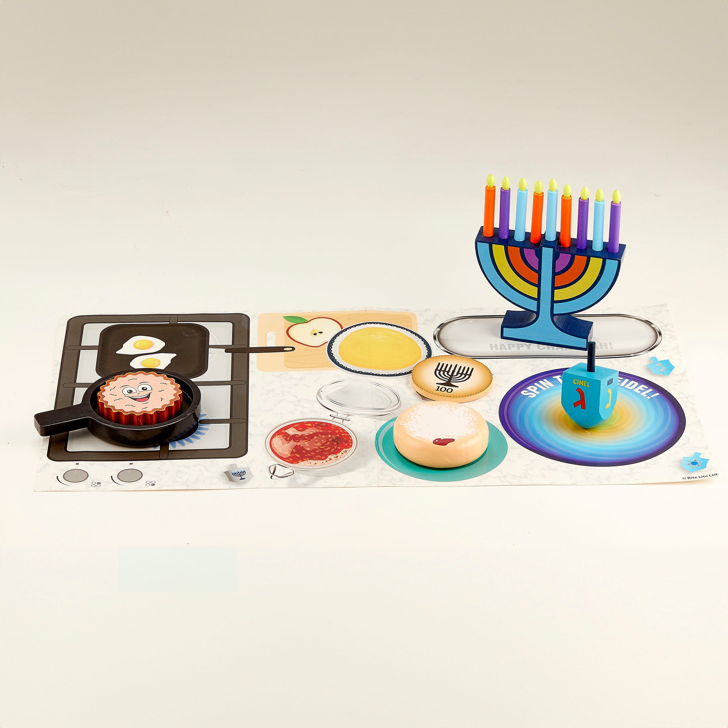 Chanukah Deluxe Wood Children's Play Set