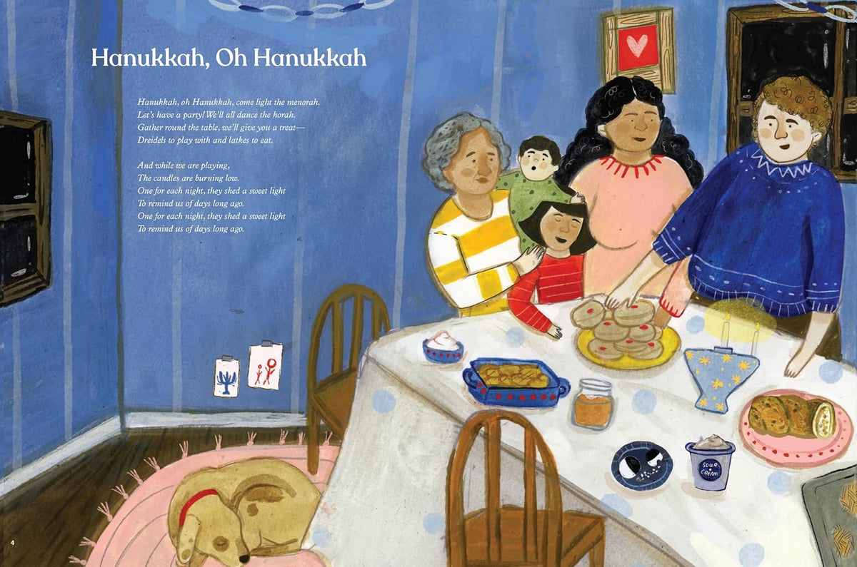 Hanukkah Is Here!: A Lift-the-Flap Hanukkah Countdown―Lift the flaps for crafts, games, recipes, stories, and more! by Madison Safer
