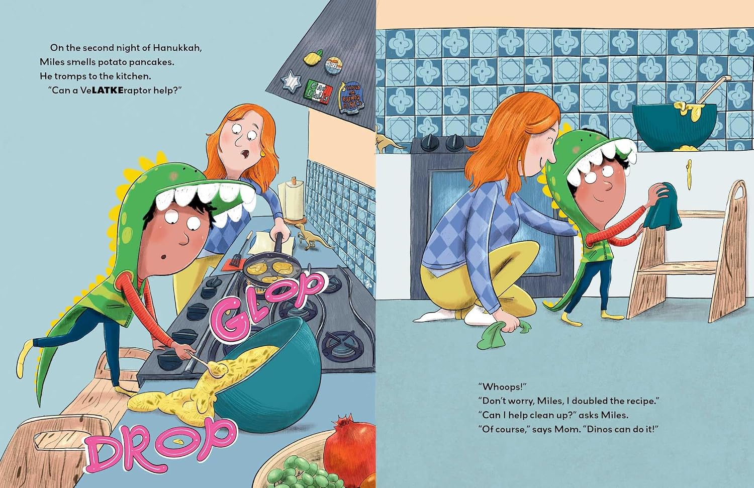 Hear Me Roar! I'm a HANUKKAHsaur by Naomi Gruer