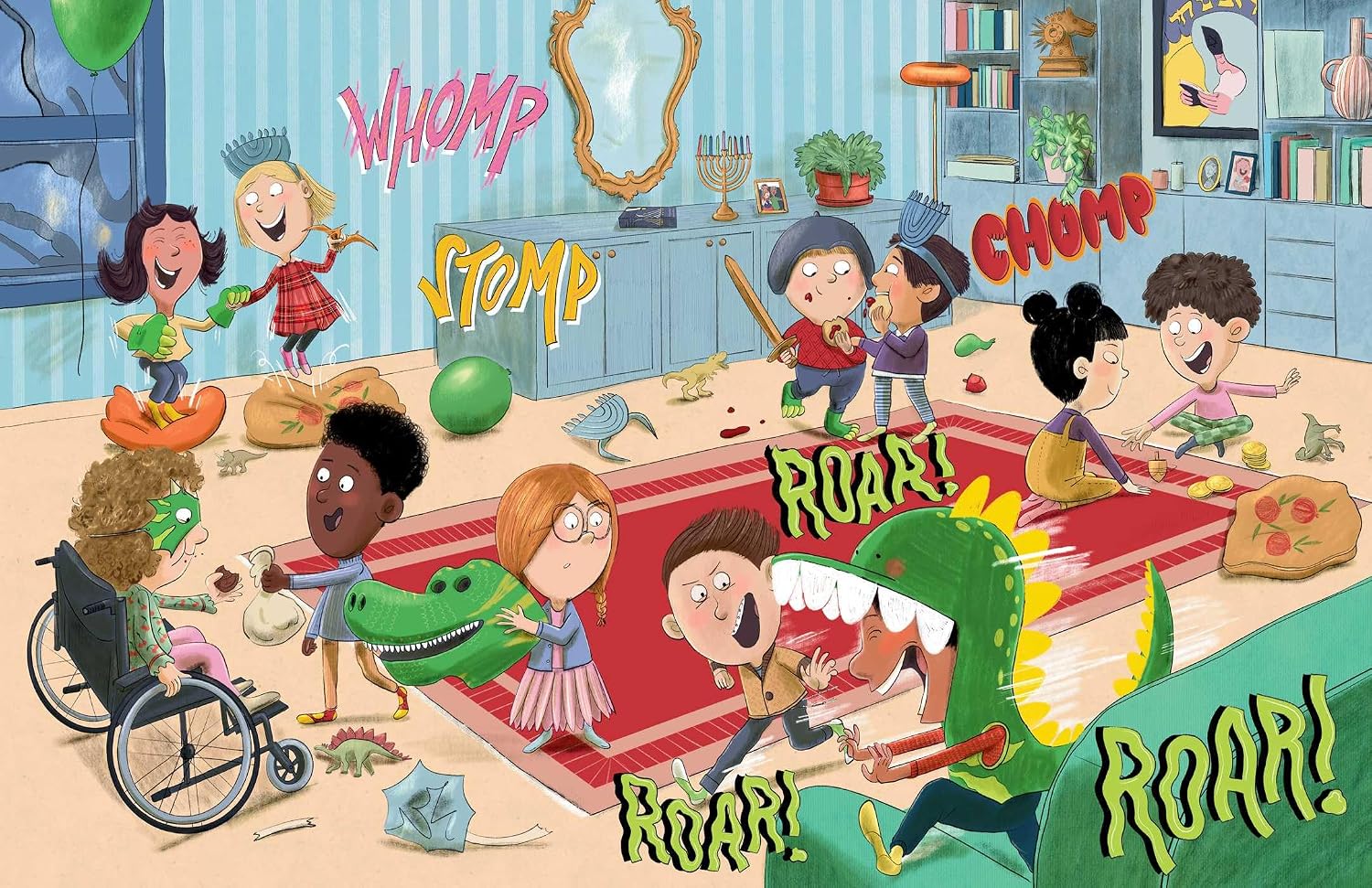 Hear Me Roar! I'm a HANUKKAHsaur by Naomi Gruer