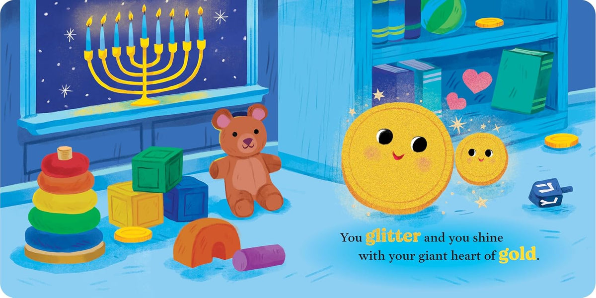 I Love You a Latke!: A Hanukkah Touch-and-Feel Book for Babies by Rose Rossner