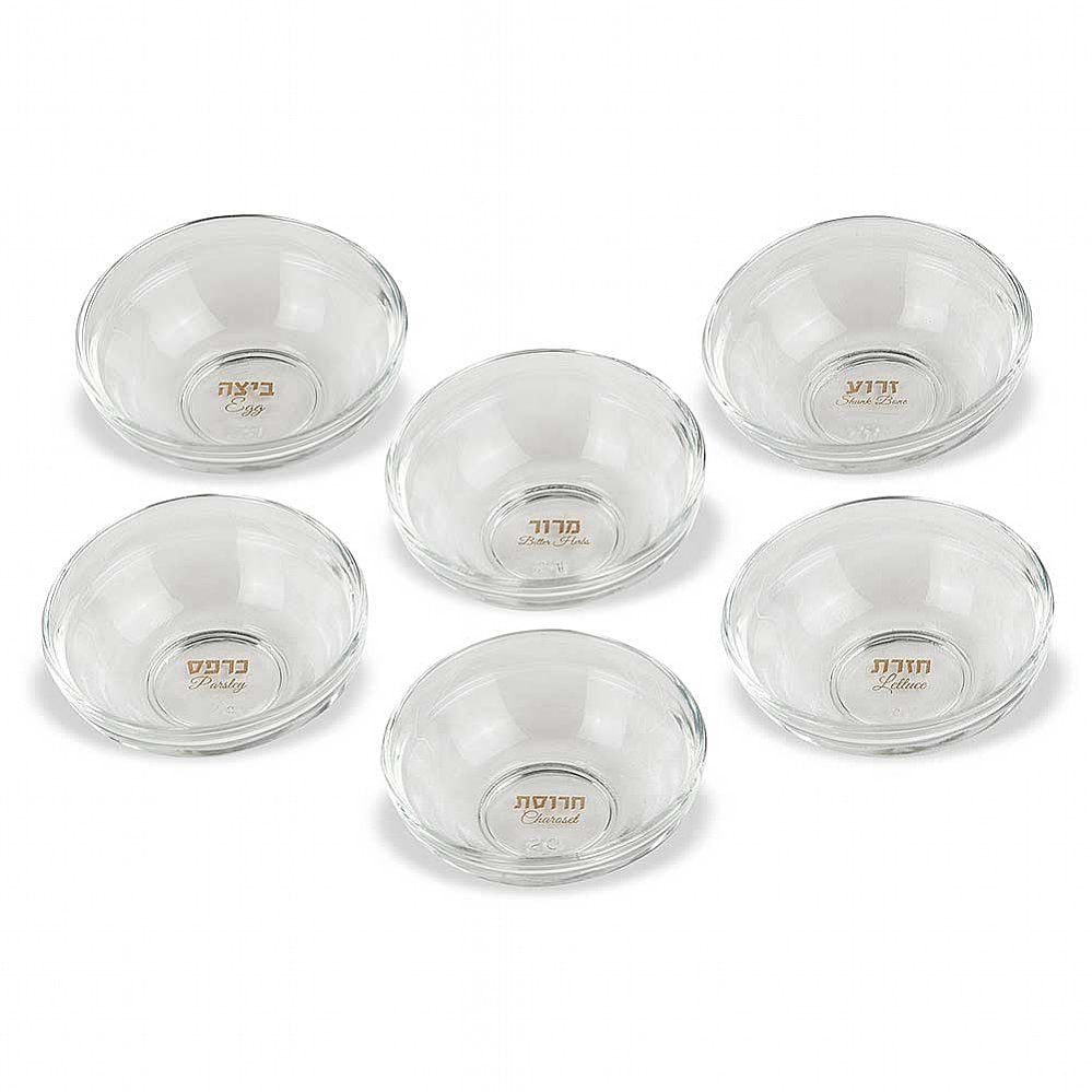 Seder Plate Glass Dishes