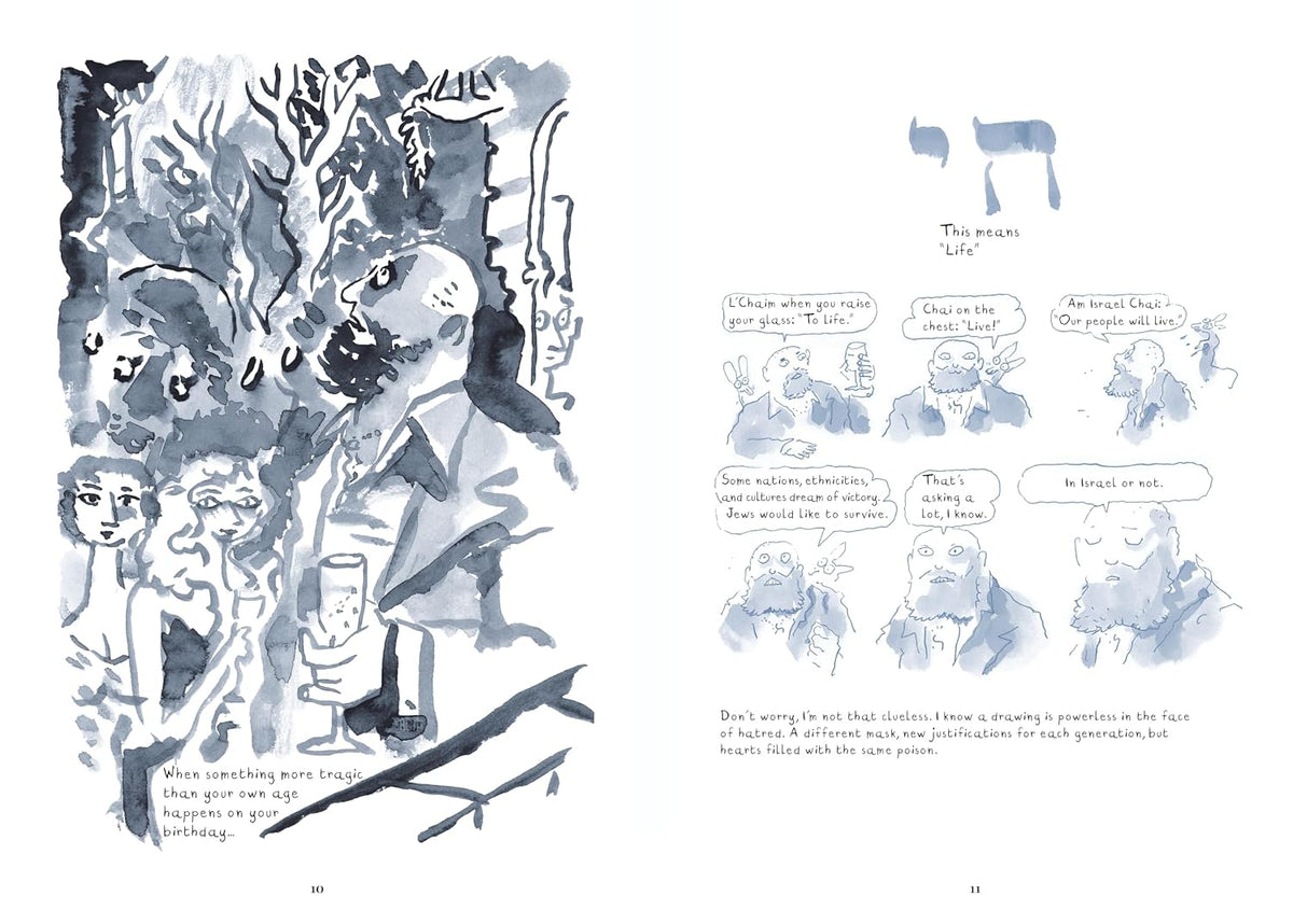To Life: A Cartoonist's Journal in the Aftermath of October 7th by Joann Sfar and Montana Kane