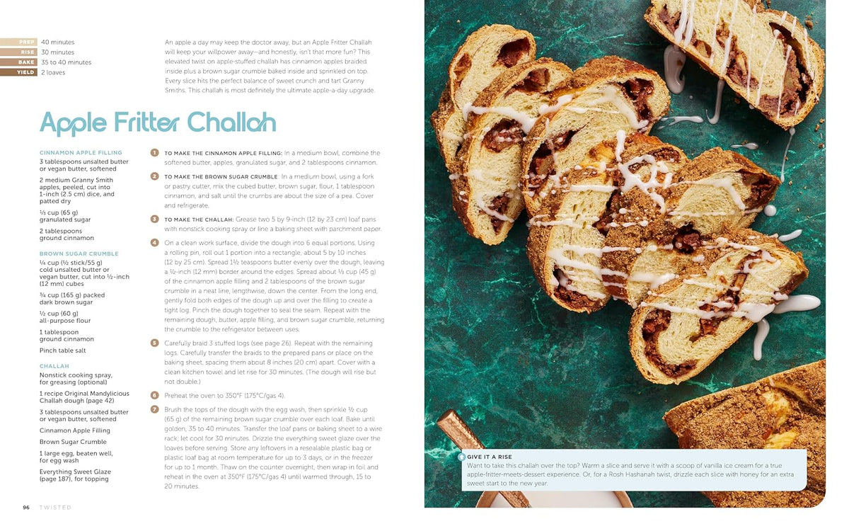 Twisted: A New Approach to Challah, Babka, and Other Twisty Breads by Mandy Silverman