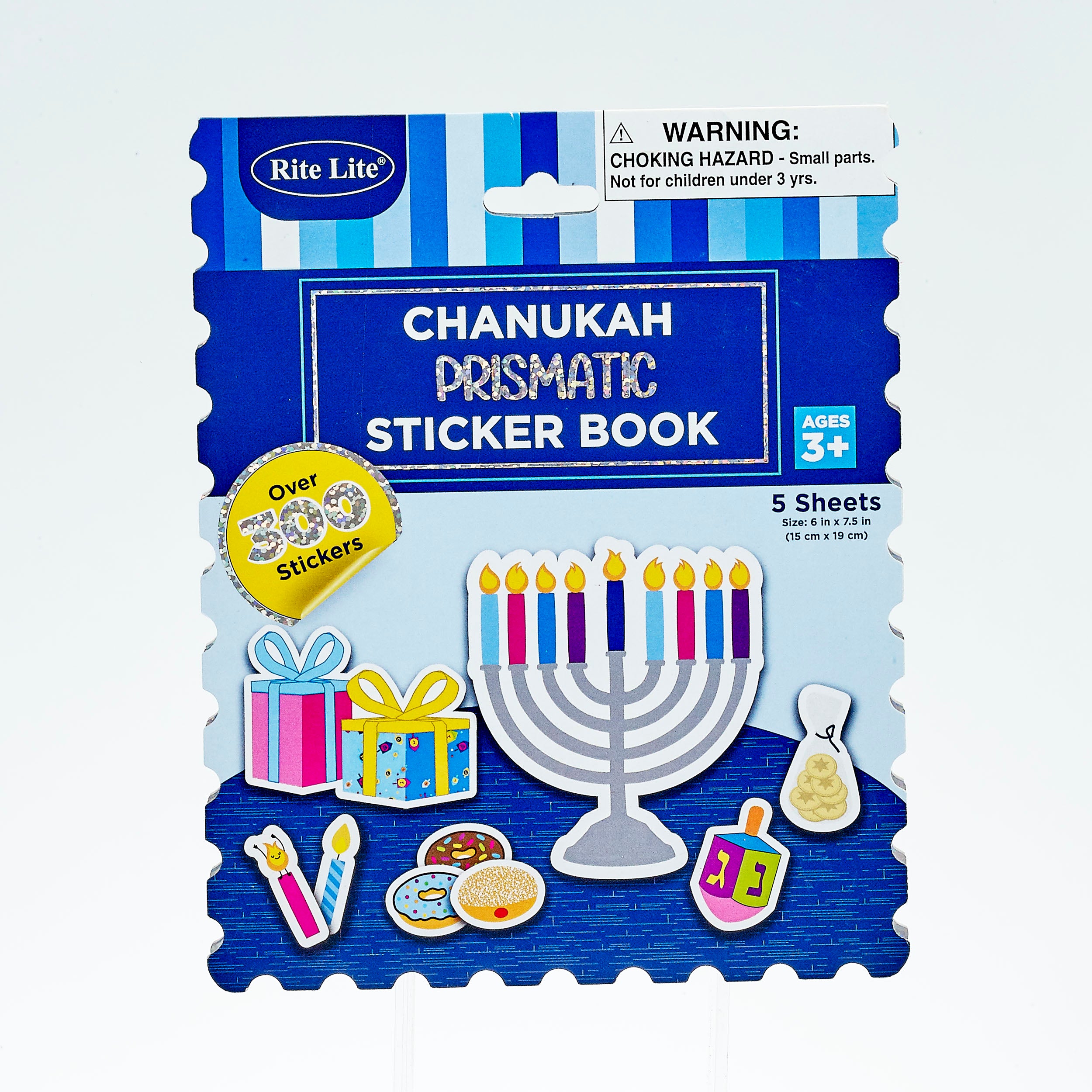 Chanukah Prismatic Sticker Book