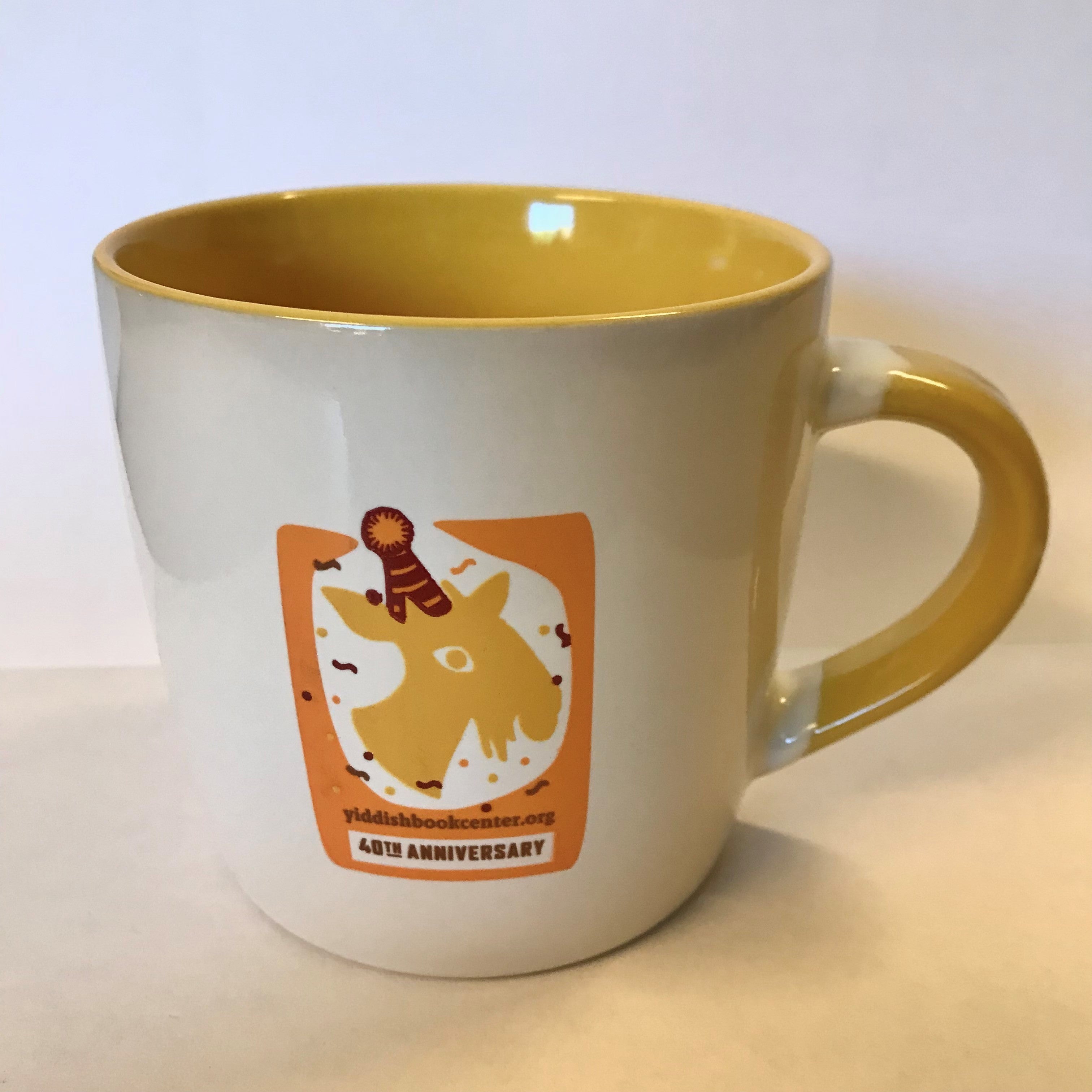 Yiddish Book Center 40th Anniversary Goat Mug